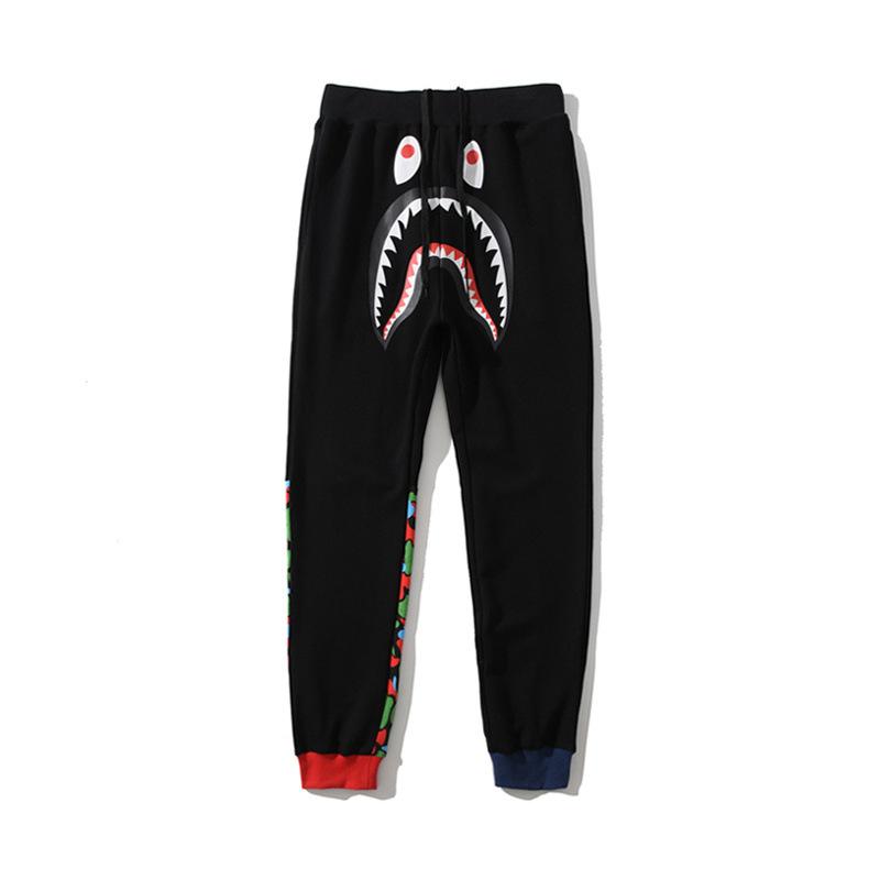 Bathing Ape Pant Contrast Color Trousers Sweatpants Men and Women Youth Fashion Pants