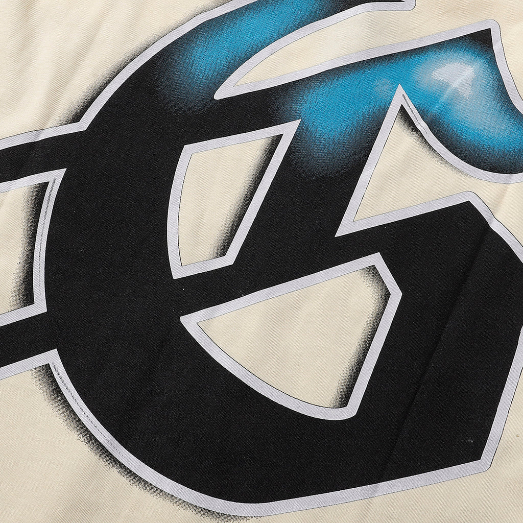 Godspeed T-shirts Falling Skull Print Cotton Casual Short Sleeve Men and Women