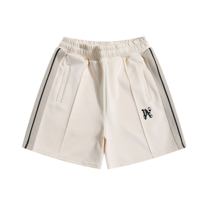 Palm Angels Shorts 24S Cross-border European and American trendy brand palm letter striped color matching casual shorts