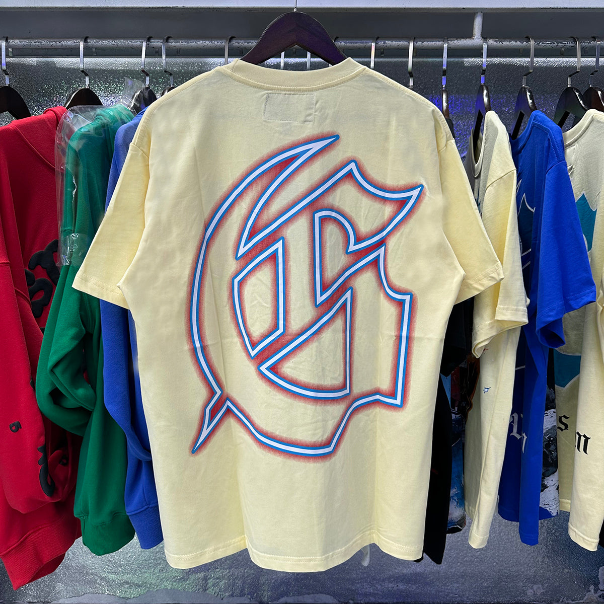 Godspeed T-shirts Driving Movie Skull Printing Cotton Casual Short Sleeves Men and Women