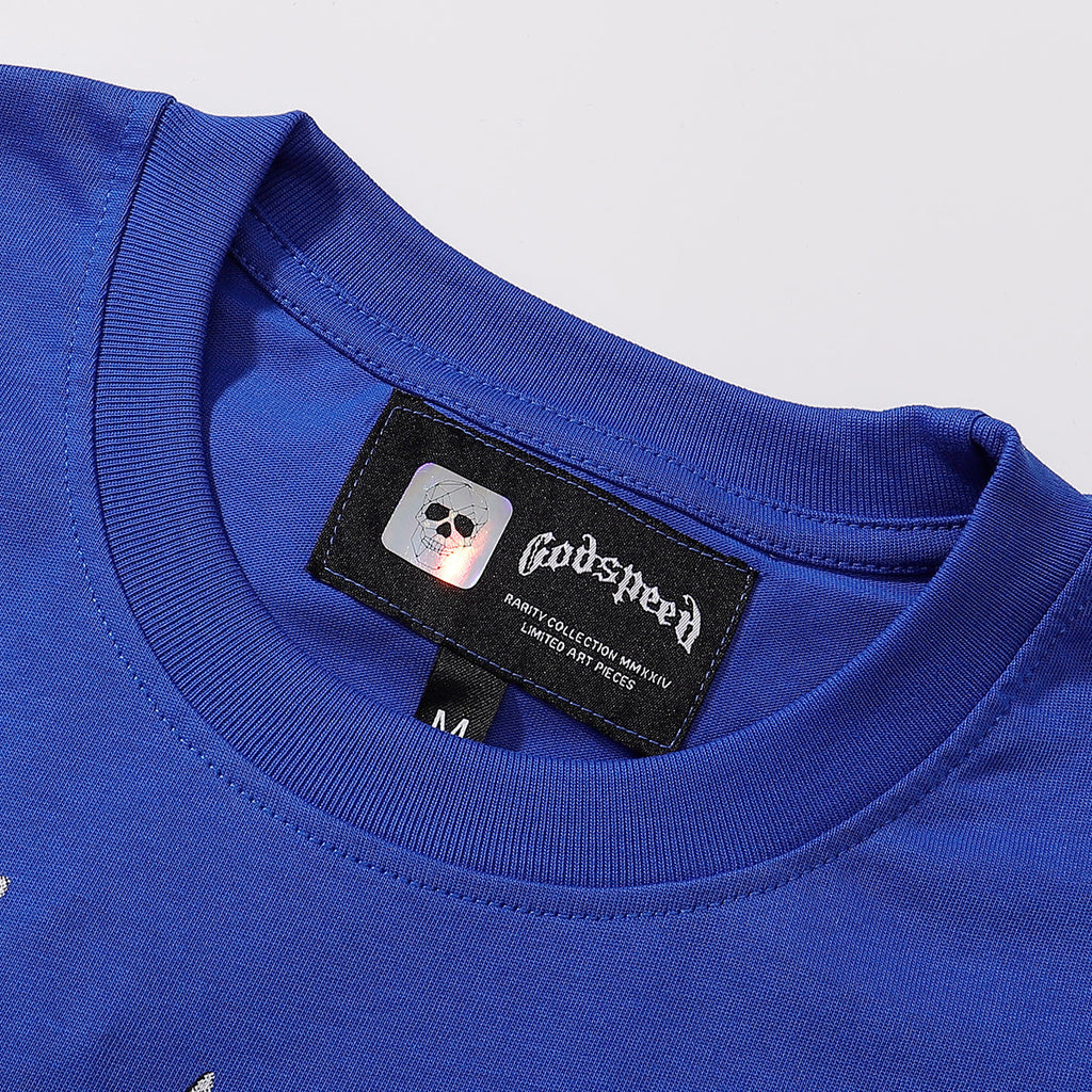 Godspeed T-shirts Road Supercar Printed Cotton Casual Short Sleeve Men and Women