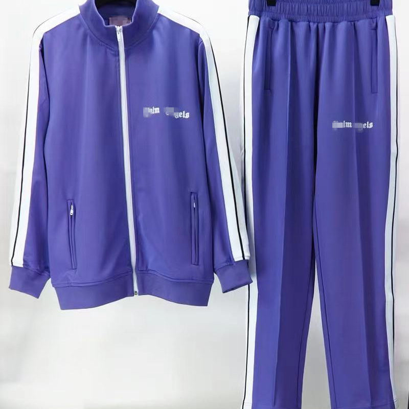 Palm Angle Pants Palm Angels Black and White Striped Casual Trousers Men's and Women's Sports Pants