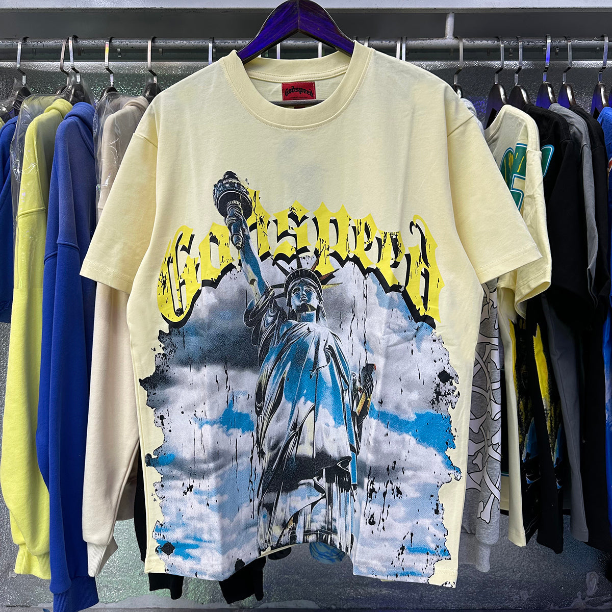 Godspeed T-shirts Free Muse Printed Cotton Casual Short Sleeves Men and Women