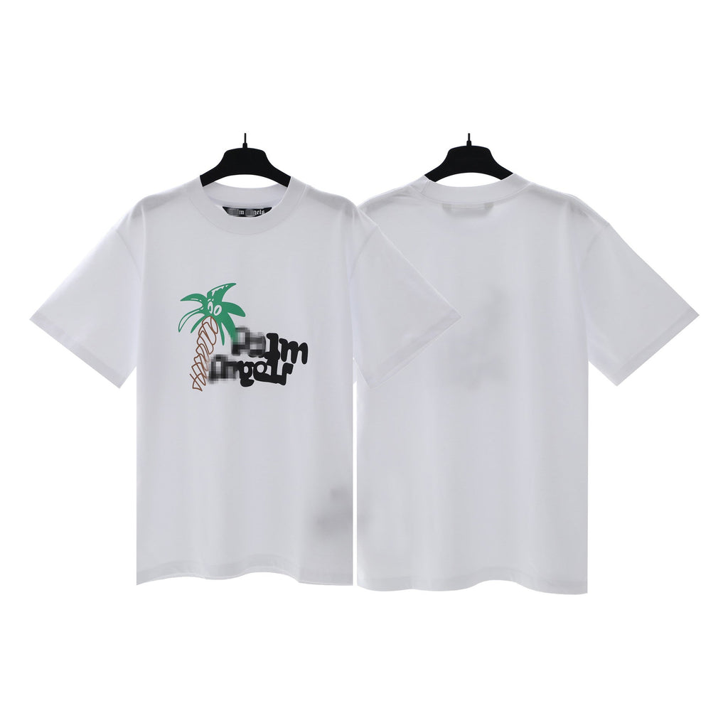 Palm Angels T-shirt Coconut Letter Logo Short Sleeve T-shirt