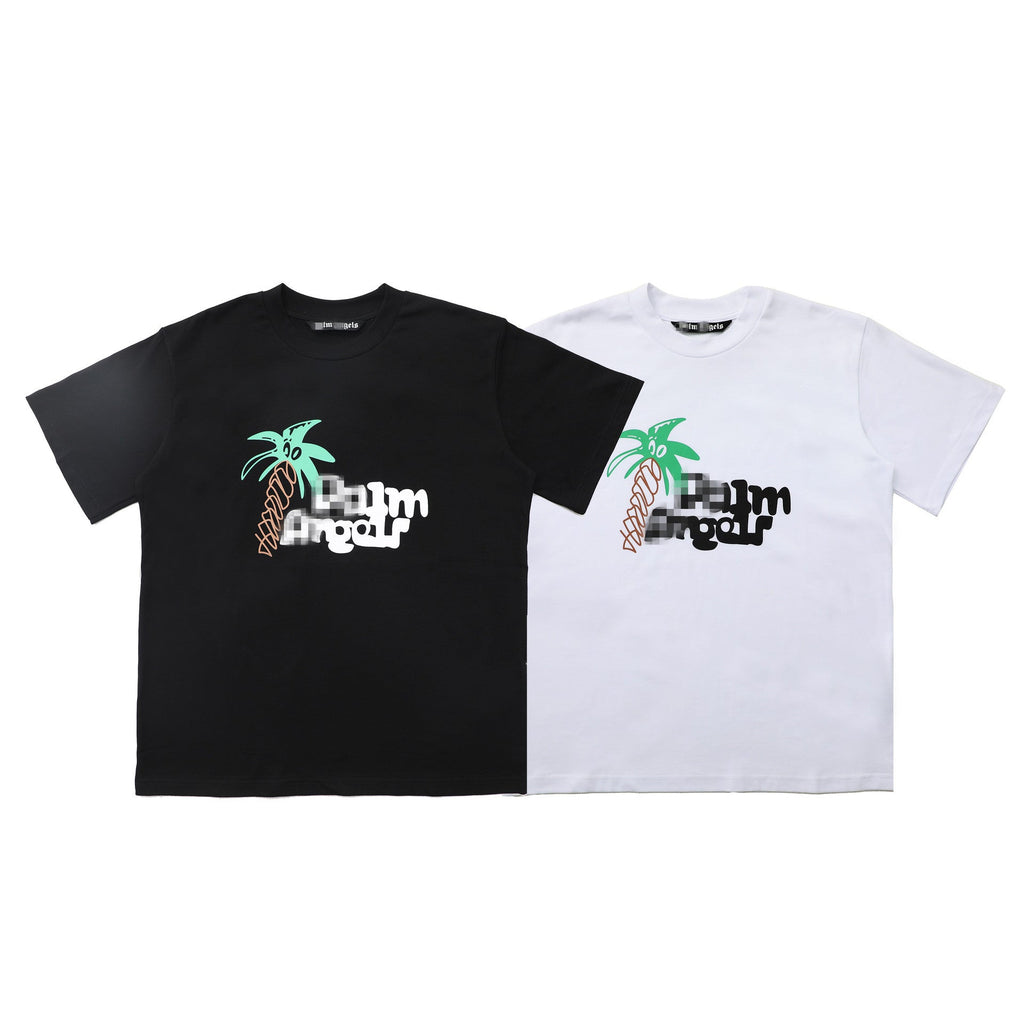 Palm Angels T-shirt Coconut Letter Logo Short Sleeve T-shirt