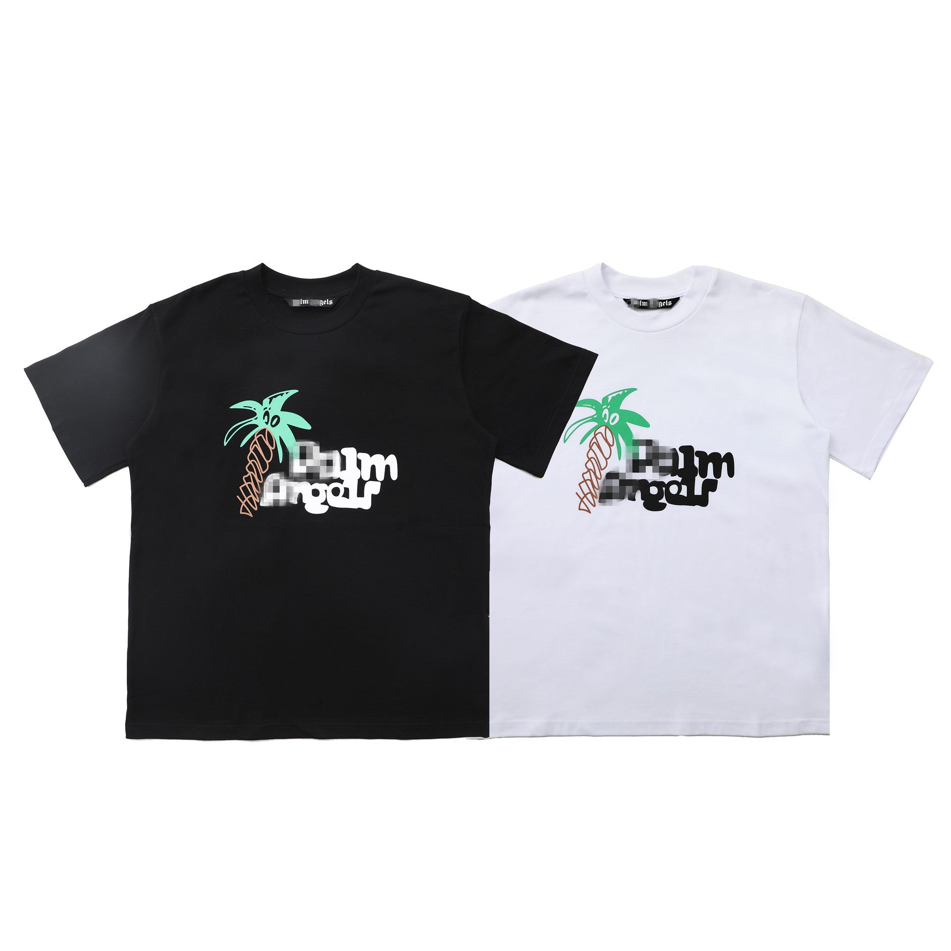 Palm Angels T-shirt Coconut Letter Logo Short Sleeve T-shirt