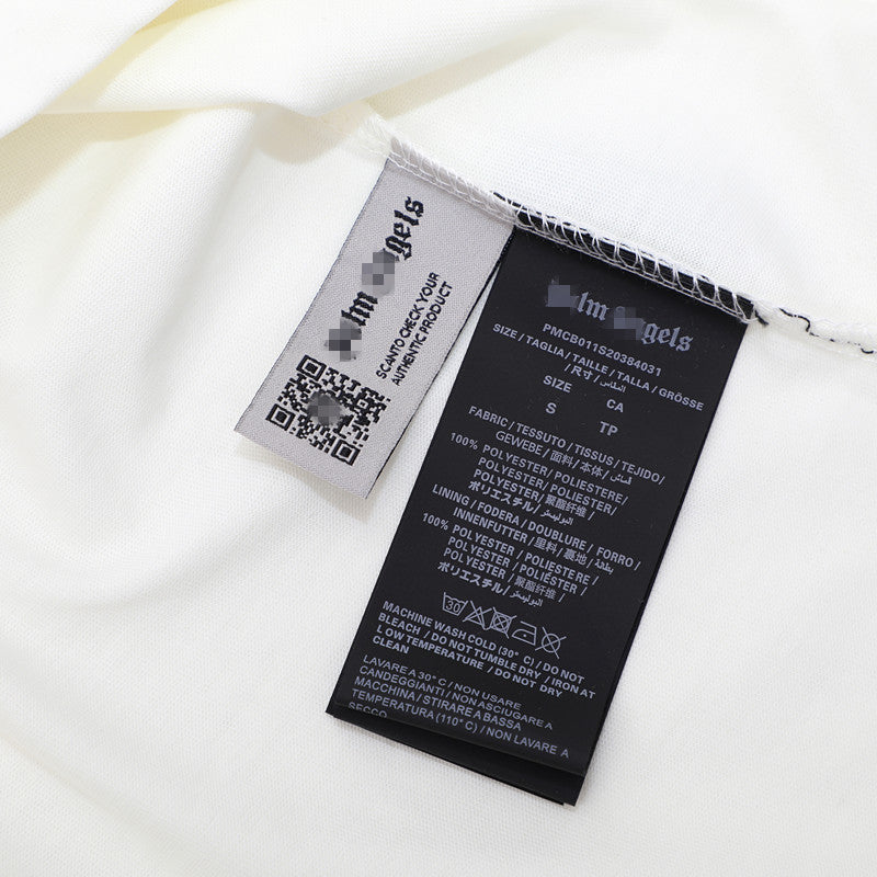 Palm Angels T-shirt Rainbow Star Letter Print Short Sleeve T-shirt