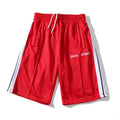 Palm Angle Shorts Palm Angels Striped Men and Women Couple Sports Casual Shorts Loose