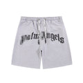 Palm Angle Shorts Palm Angels Letter Printed Casual Shorts Men's and Women's High Street Sports