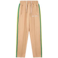 Palm Angle Pants Palm Angels Rainbow Striped Pants Men's and Women's Casual Trousers Loose Ins