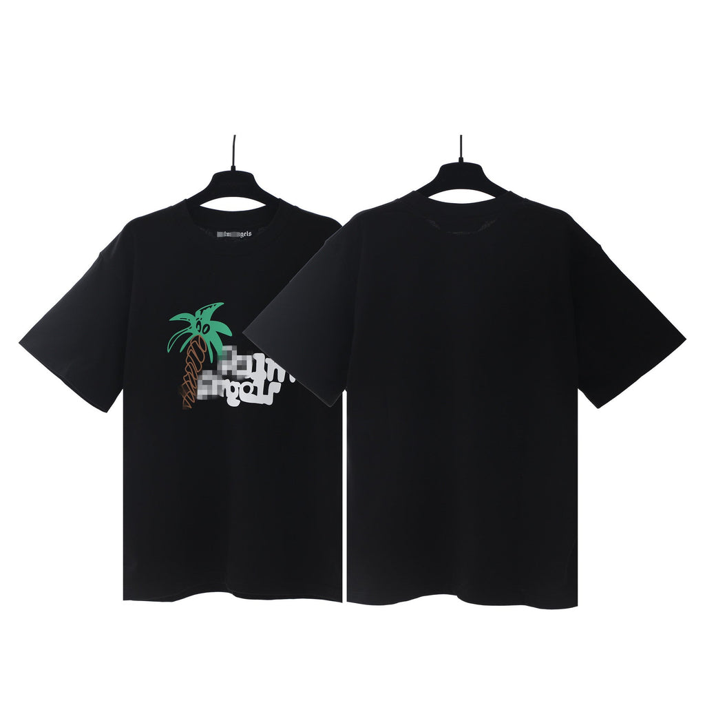 Palm Angels T-shirt Coconut Letter Logo Short Sleeve T-shirt