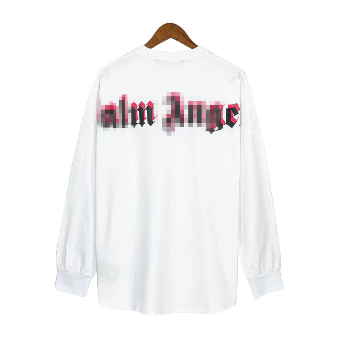 Palm Angle Sweater Palm Angels Long Sleeve round Neck T-shirt Letters Spring and Autumn