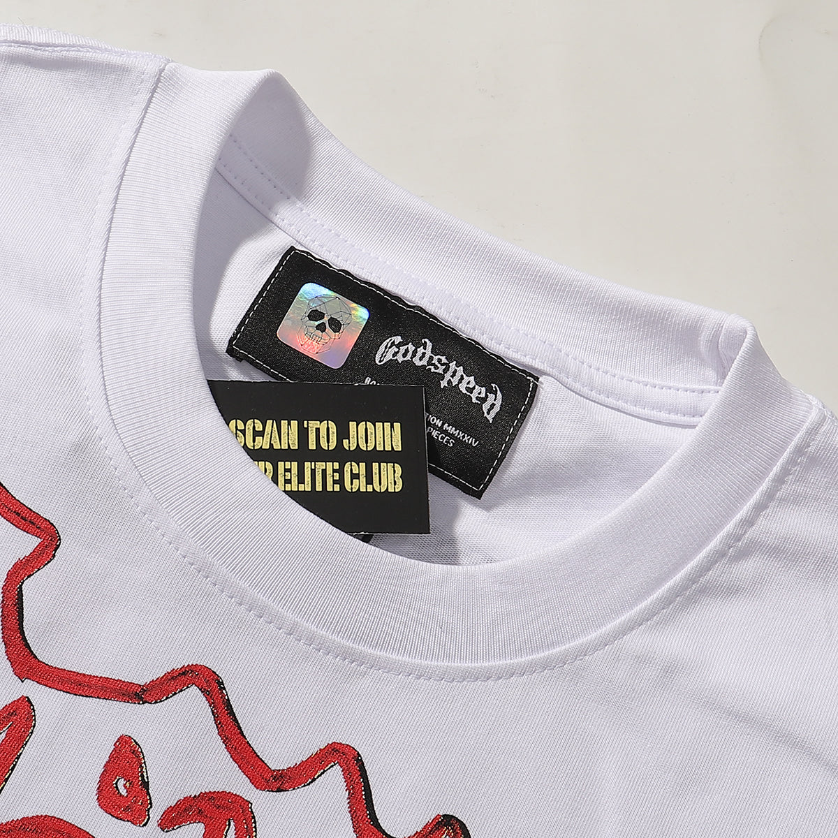 Godspeed T-shirts Fire Car Printing Cotton Casual Short Sleeves Men and Women