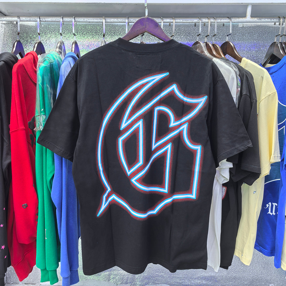 Godspeed T-shirts Driving Movie Skull Printing Cotton Casual Short Sleeves Men and Women