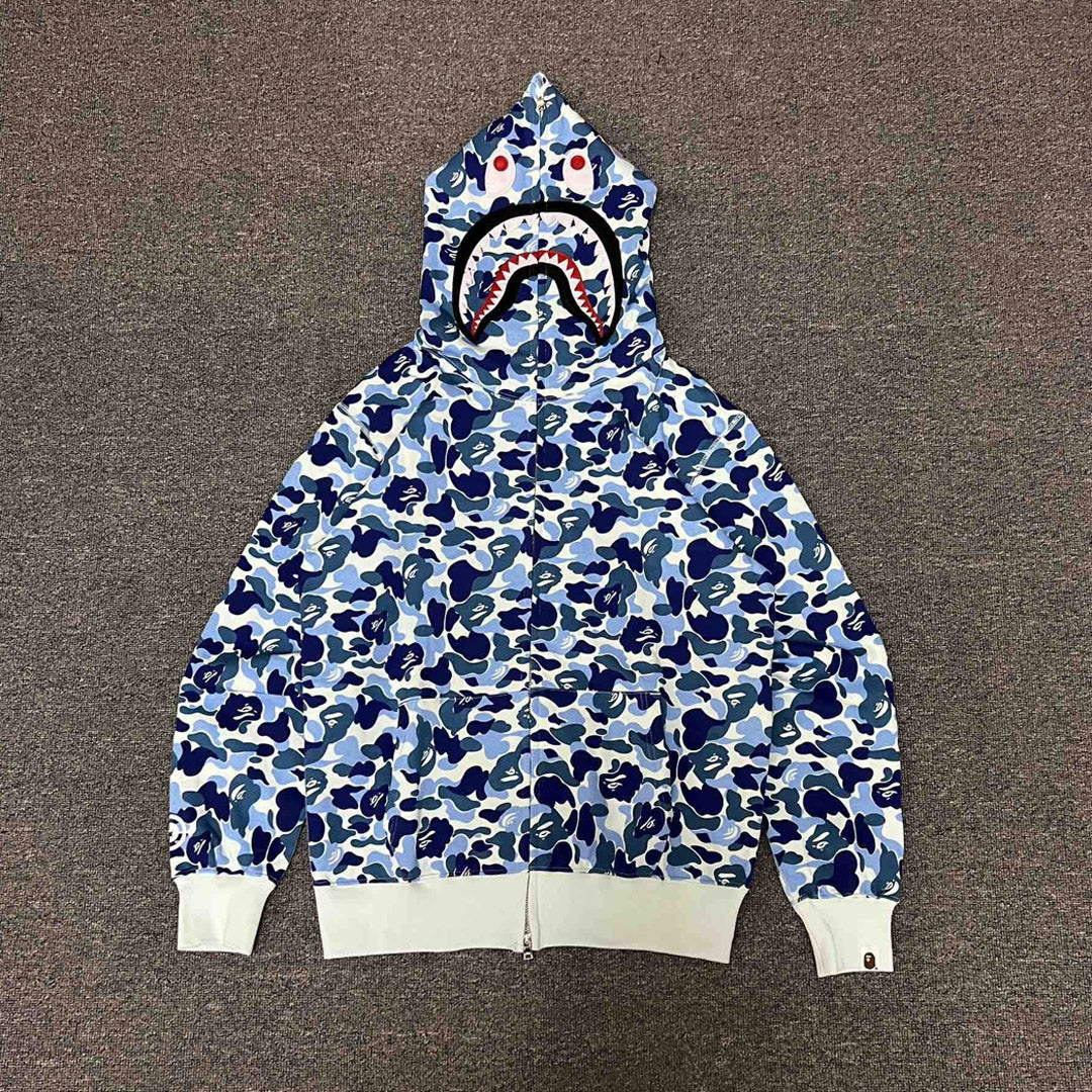 Bape Hoodie Zip-Up Cardigan Hoodie